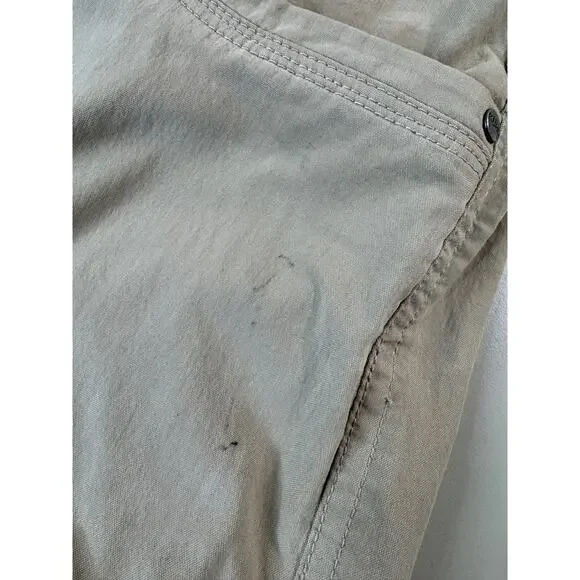 Kuhl Splash Roll Up Pant Light Khaki Womens 4 Regular Gorpcore Hiking Outdoor - Picture 1 of 16